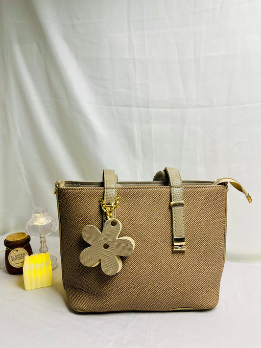 Bloom Handbag - Beige
