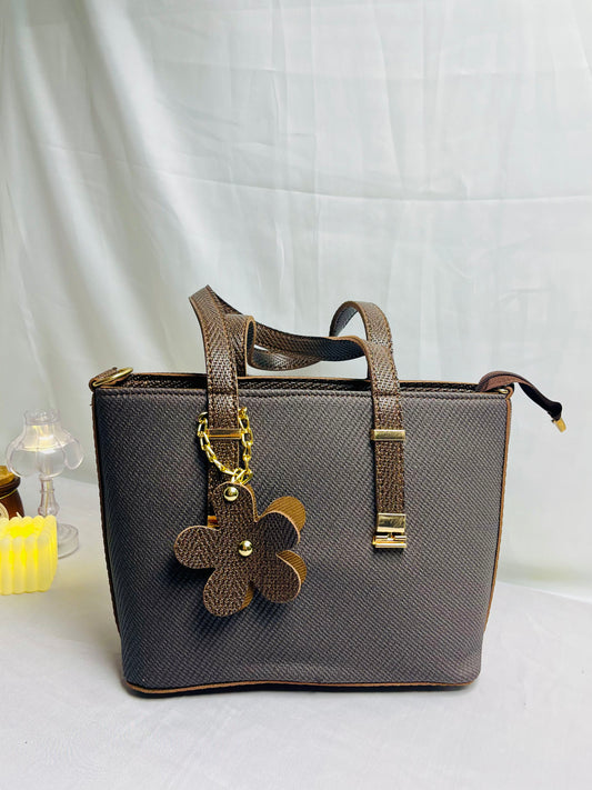Bloom Handbag - Brown