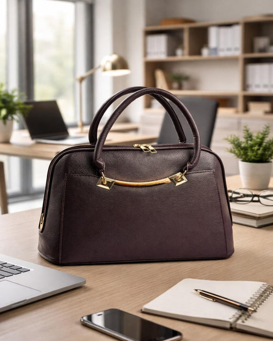 Elara Handbag - Chocolate brown